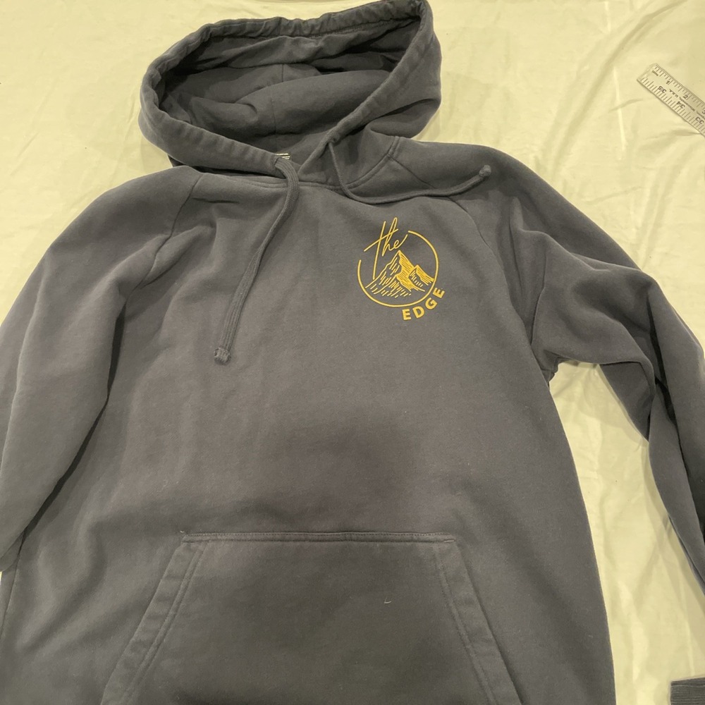 Oversized Graphic Hoodie District "Infinite Strengths" Lion Logo Gorpcore Style - Picture 3 of 8